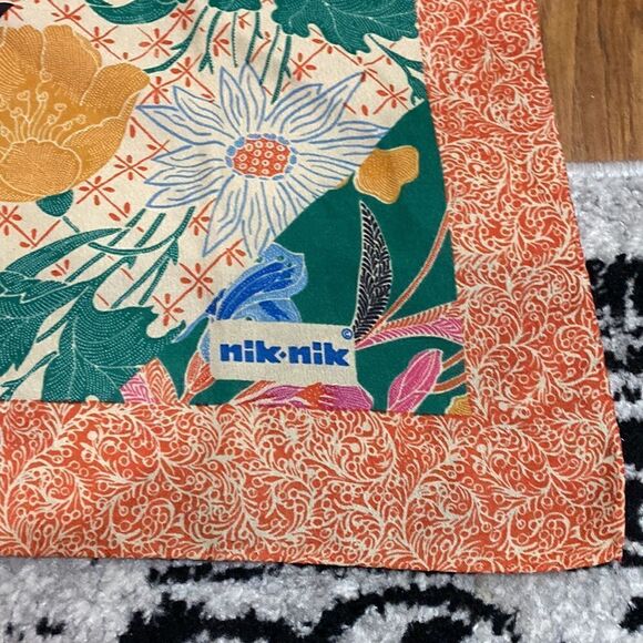 Vintage Nik Nik Floral Scarf - Picture 7 of 13